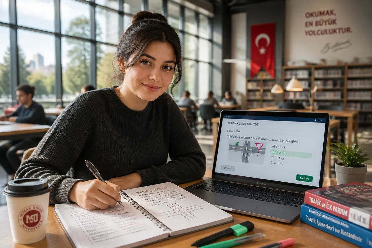 Ehliyet Sınavına Son 7 Gün Nasıl Çalışılır? (Çalışma Planı) konusunu destekleyen görsel